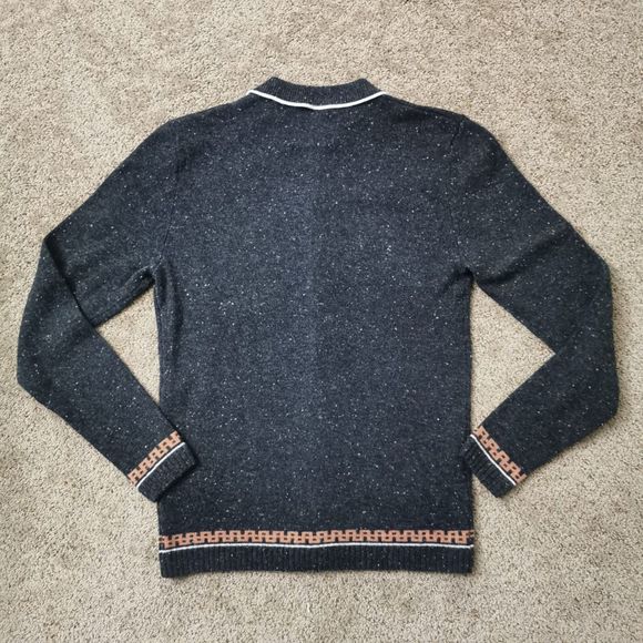 Mens Percival Wool knitwear | Color: Gray Oxford | Size M - Picture 2 of 11